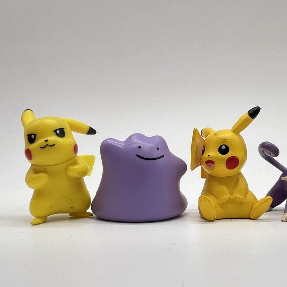 Tomy & WCT Pokemon Figure Toy Lot of 6 Pikachu Dido Rattata Scorbunny - Picture 3 of 4